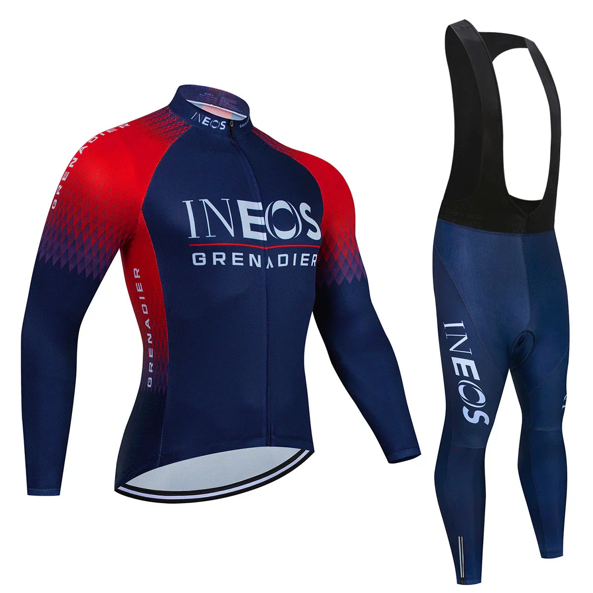 Ineos Grenadier Autumn Cycling Jersey Set Long Sleeve