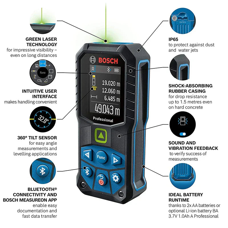 Bosch Professional Laser Measure Instrument GLM 50-27 CG