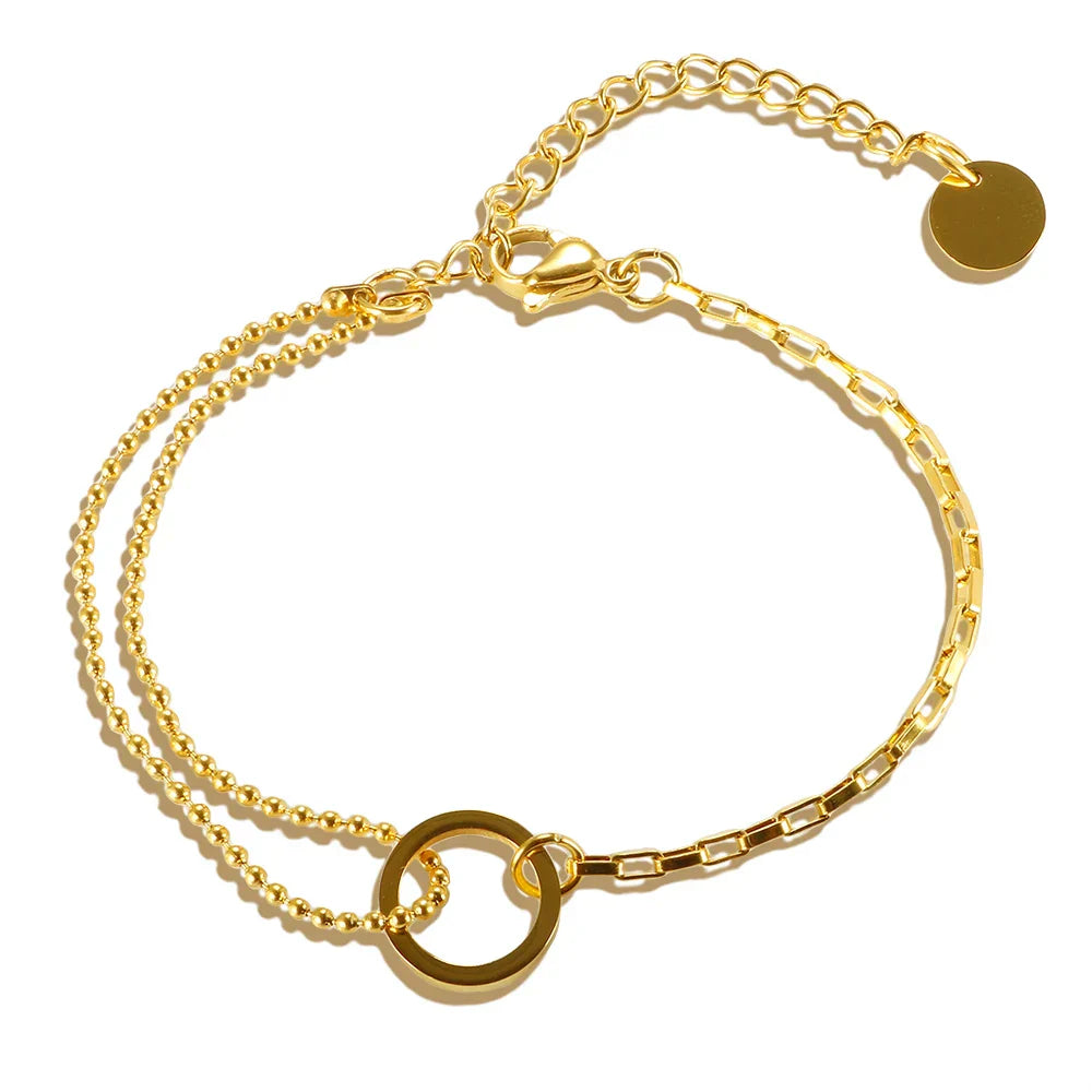 Luxury Cubic Zirconia Paneled Cuban Chain Bracelet 316L