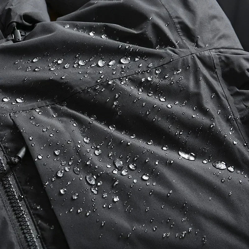 Mens Snow Parkas Hooded Windproof Waterproof Brand Down