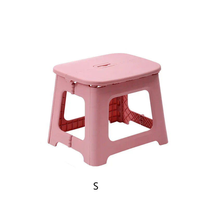 Japanese-style Portable Household Folding Stool Kids Child Plastic