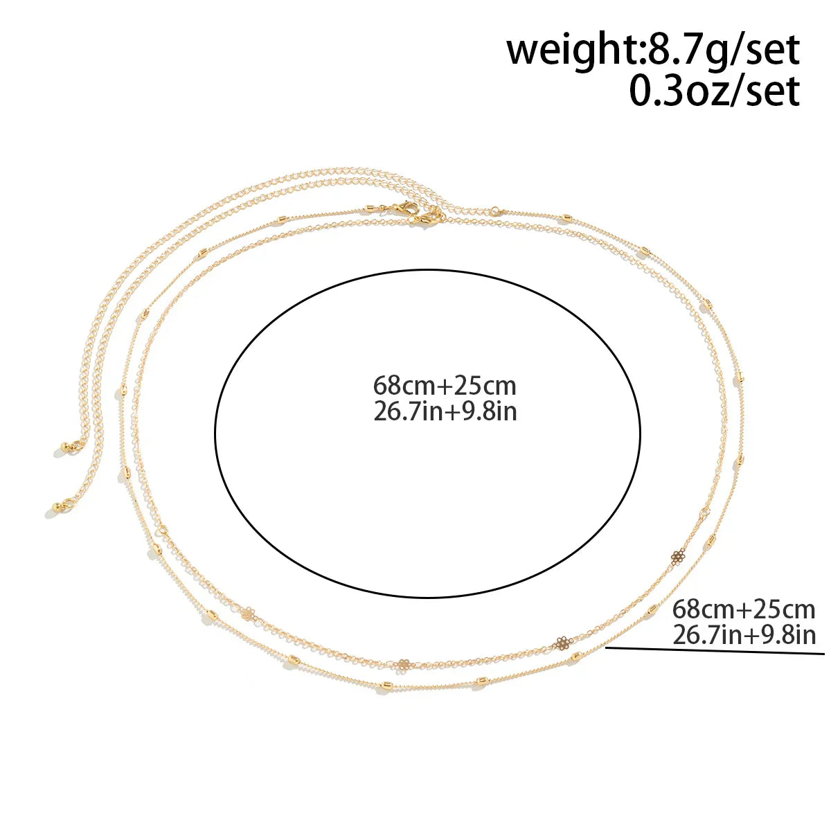 Salircon Fashion Design Chinese Knot Belly Waist Chain