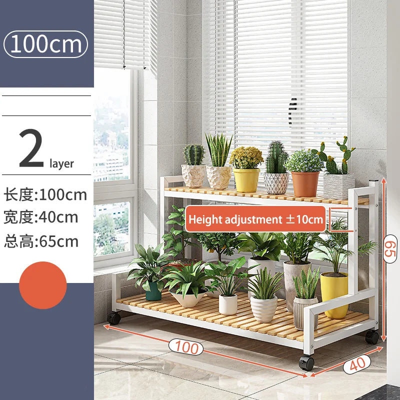 Indoor flower stand, balcony flower shelf, living room