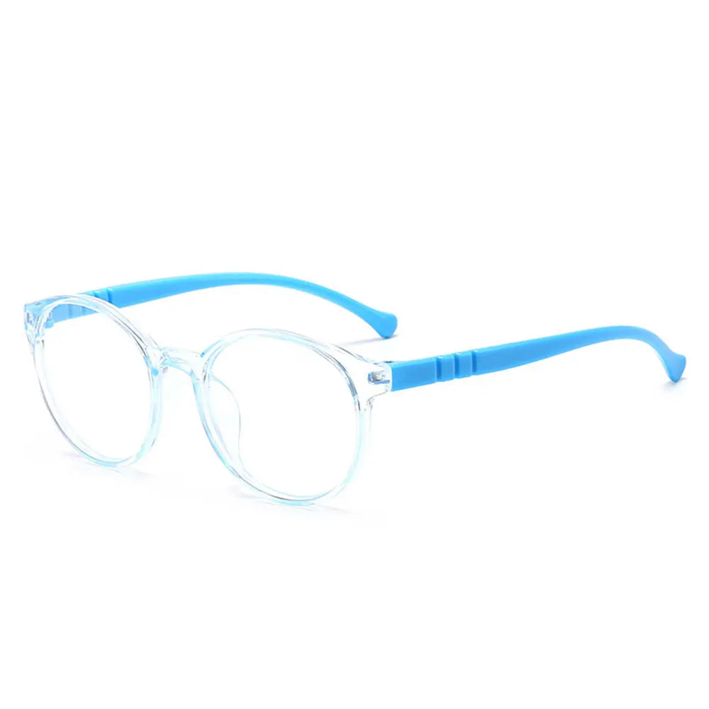 Kids Computer Glasses Round Blue Light Blocking Filter
