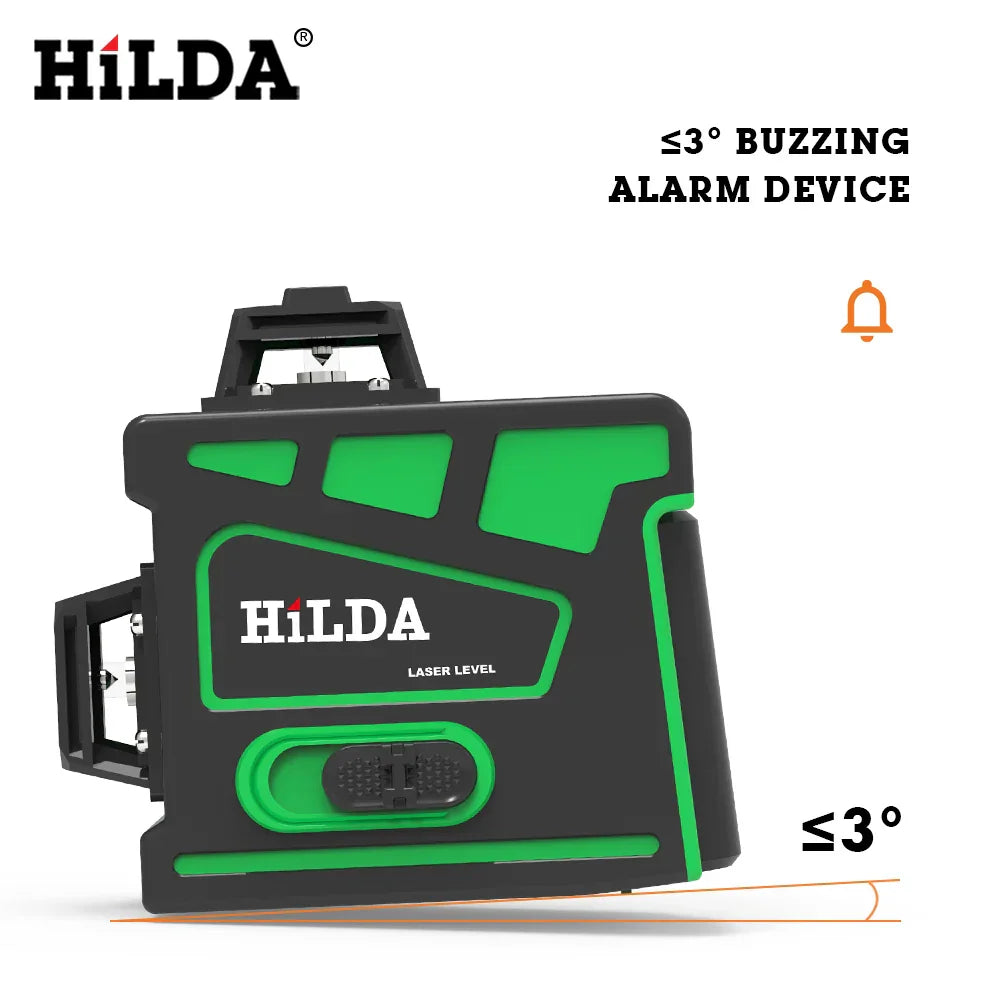 Laser Level 12 Lines 3D Self-Leveling 360 Horizontal