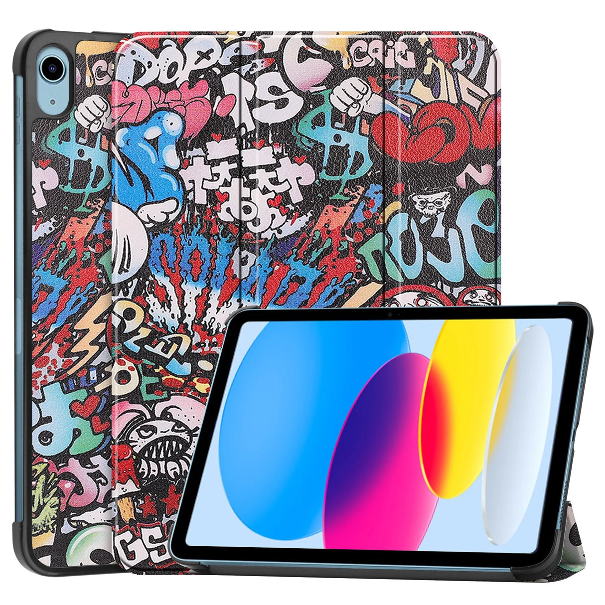 IPad 10.8 Inch Shell Apple Tablet Painted Graffiti