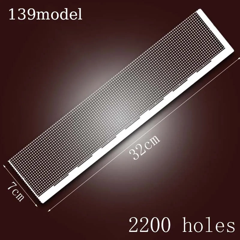 800/1020/2200holes Stainless Steel Ruler For Diamond Painting Embroidery