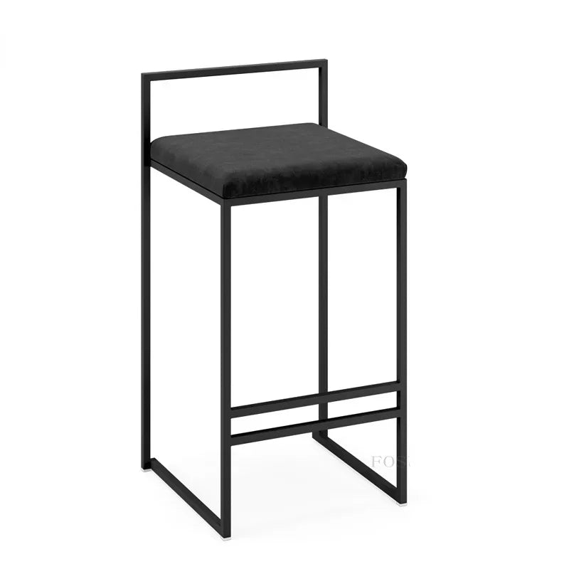 Reinforce Counter Bar Stool Metal Nordic Design European