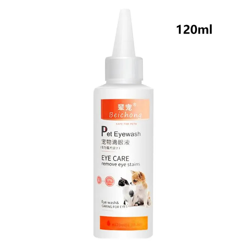 Dog Tear Eye Drops 120ml Pet Eye Drops