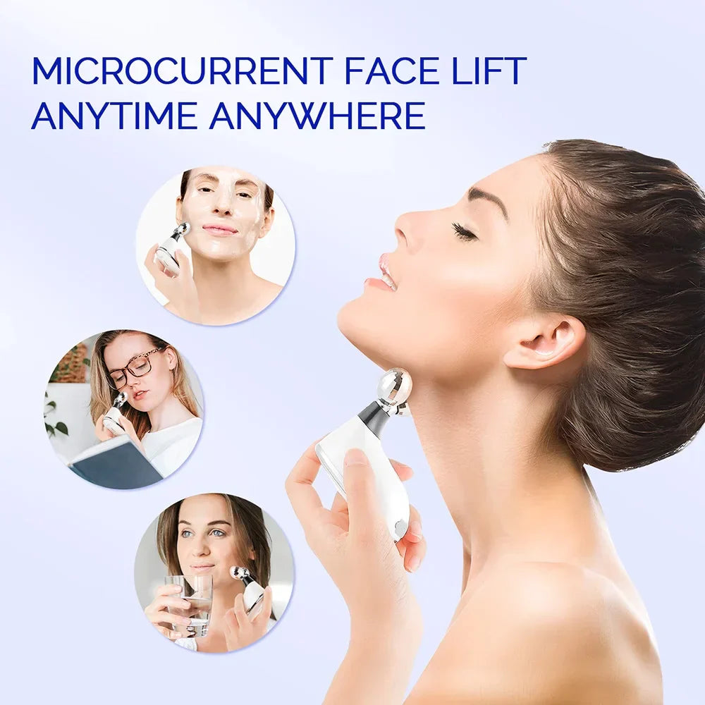 EMS Face Lifting Machine Face Slimming Roller Micro