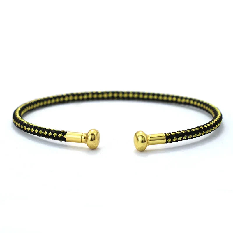 New Fashion Minimalist Stainless Steel Open Bangle Bracelet