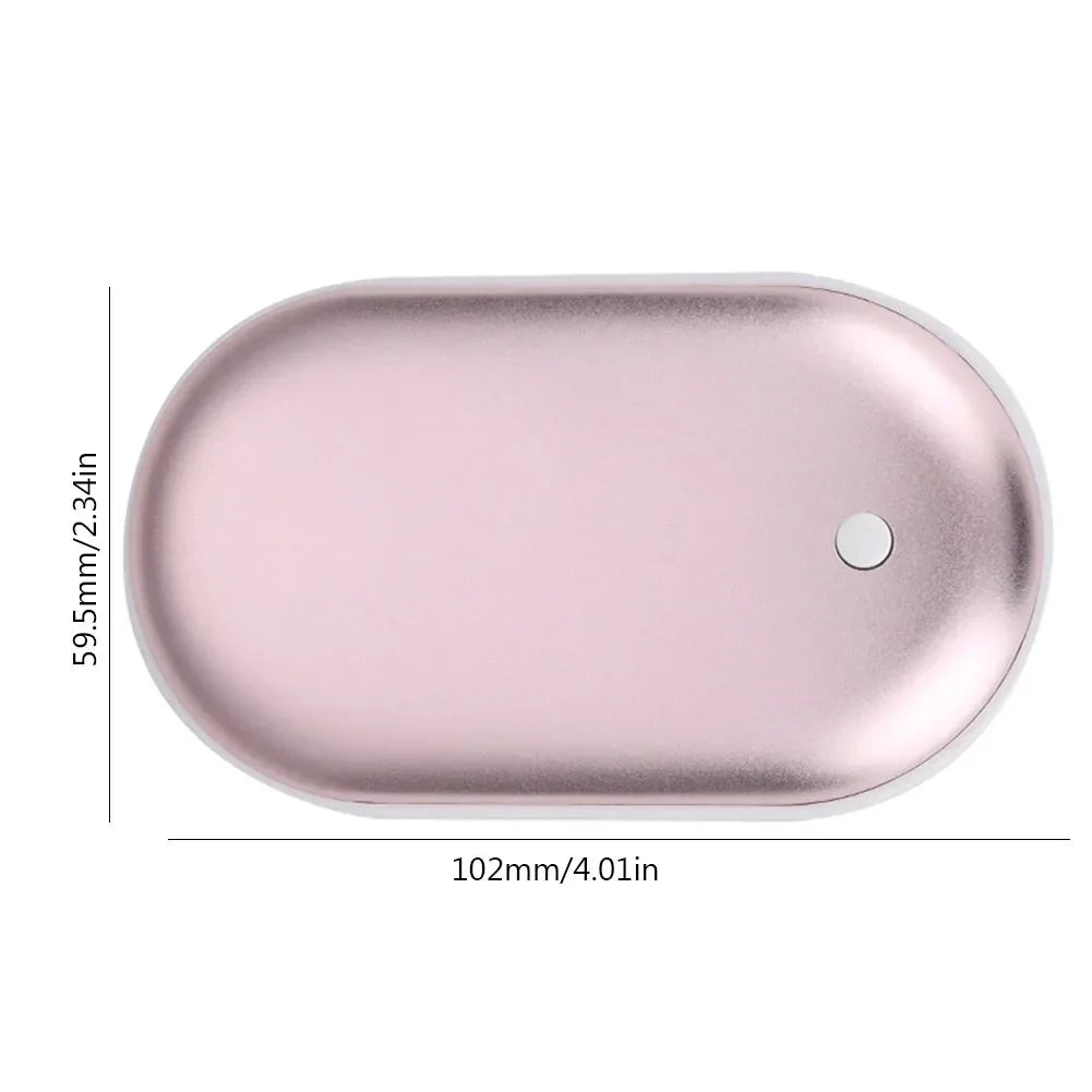 2-in-1 Pocket Heater 3 Levels 5000mAh Power Bank