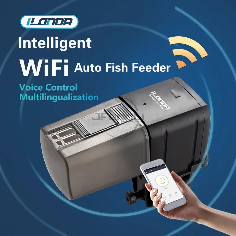 Ilonda Wifi Fish Feeder Organ Smart Control Aquarium