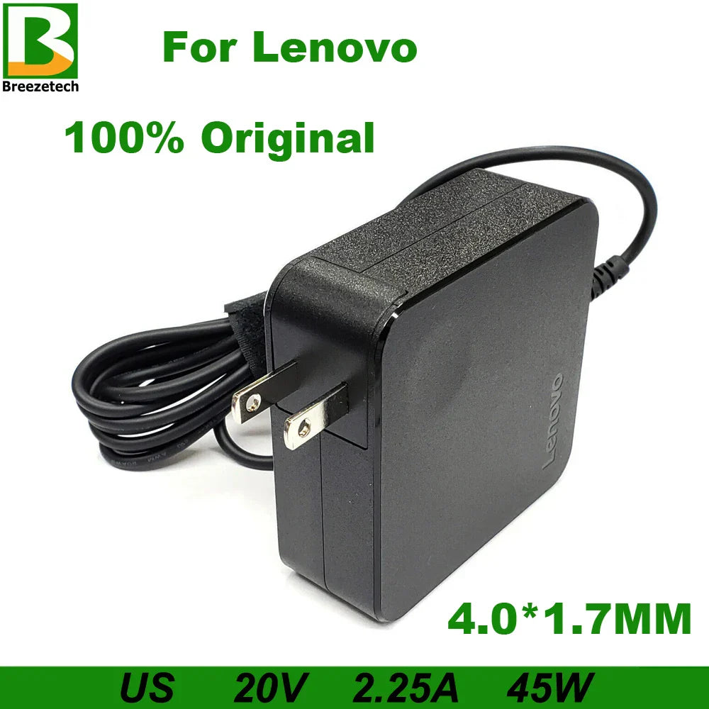 20V 2.25A 45W Charger for Lenovo Laptops