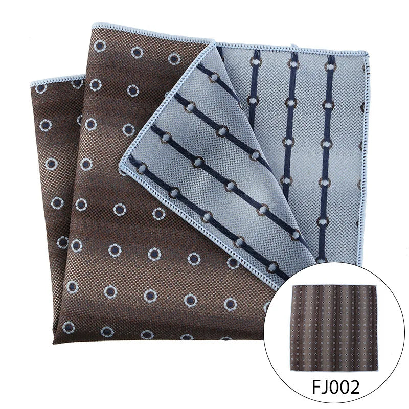 Men Pocket Square Light Coffee Beige Handkerchief Men