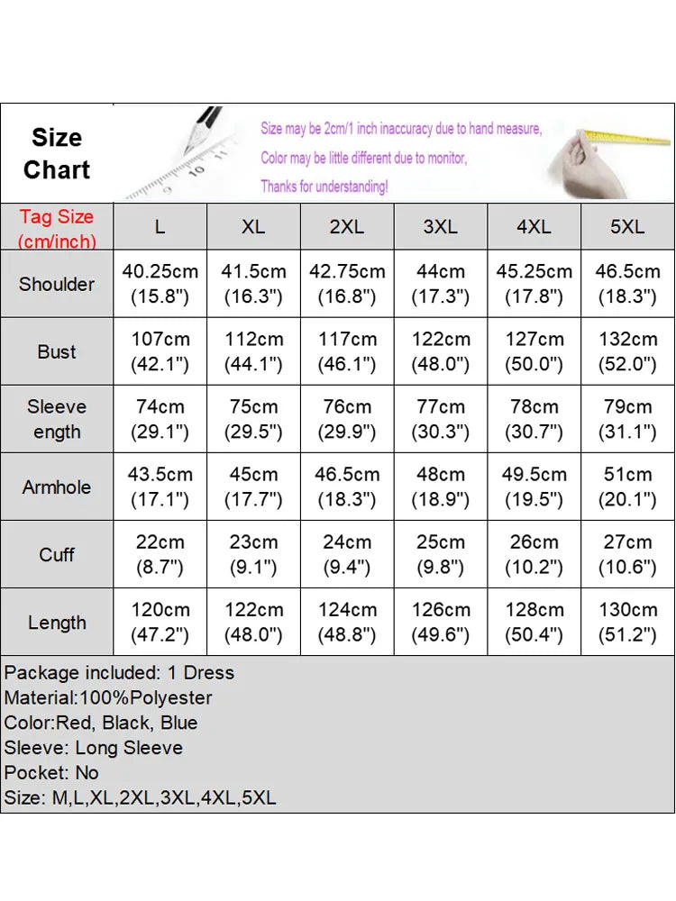 Plus Size 5XL VONDA Women Elegant Party Dress