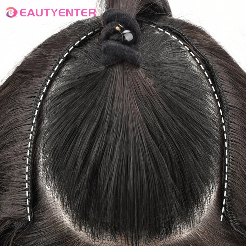 Synthetic Clips In Hair Long Wave Clip In