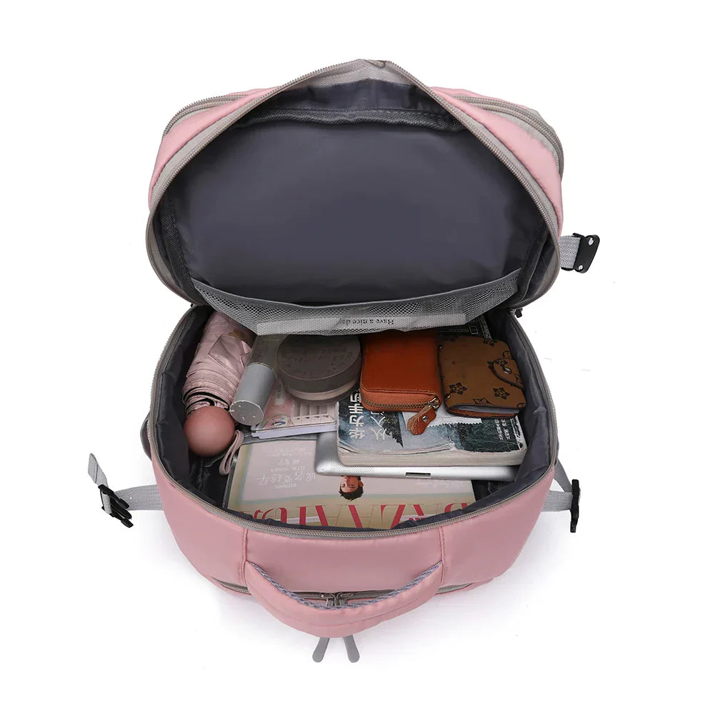 Unisex Casual Bag MultiPockets Large Luggage Bag with