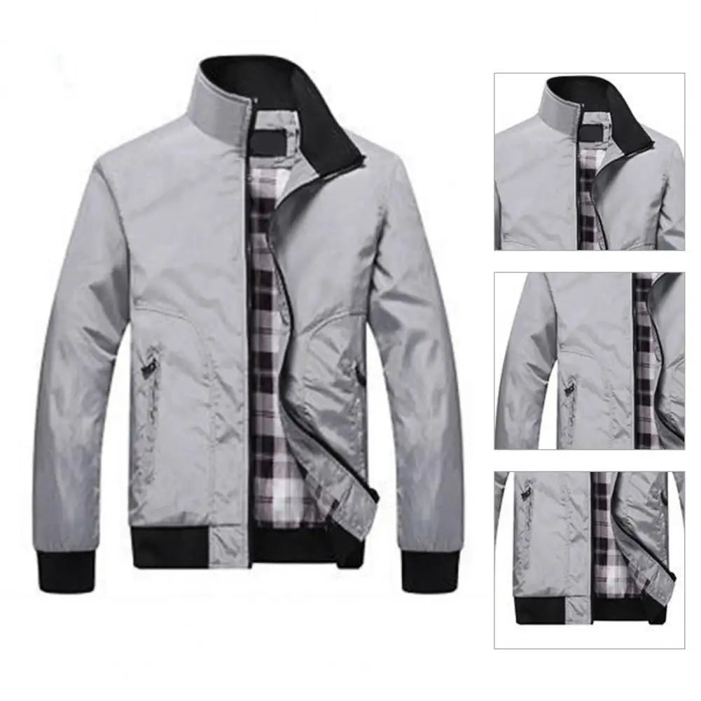 Fashionable Men Jacket Quick Dry Loose Skin-friendly Wear