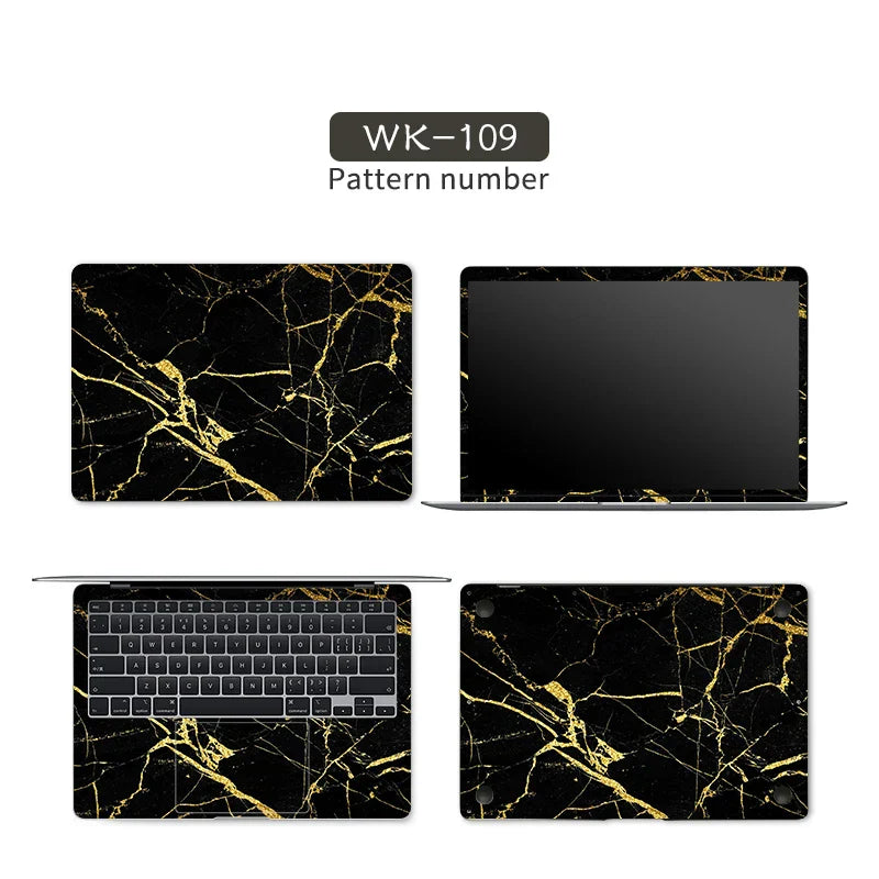 DIY Marble Cover Laptop Skin Sticker Vinyl 13.3"14"15.6"17.3"