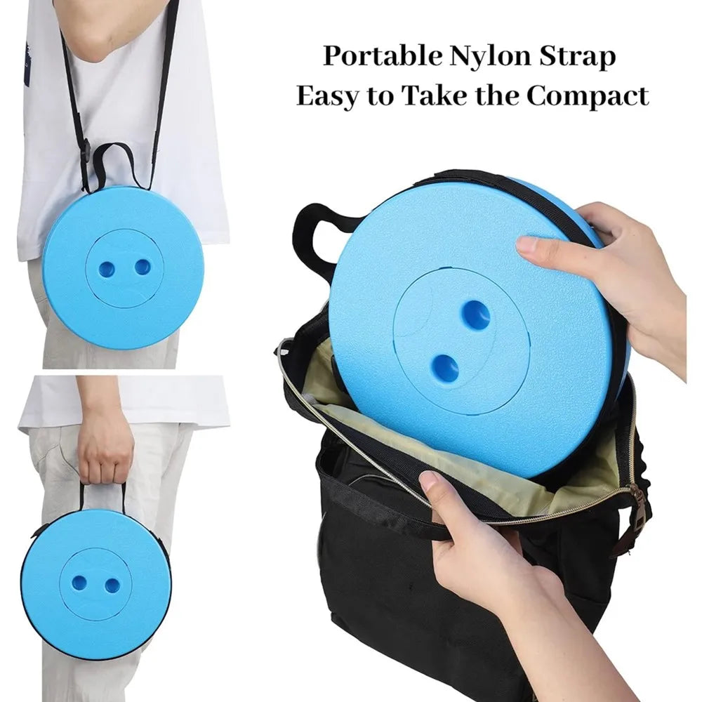 Portable Folding Telescopic Stool Lightweight Plastic Subway Queuing