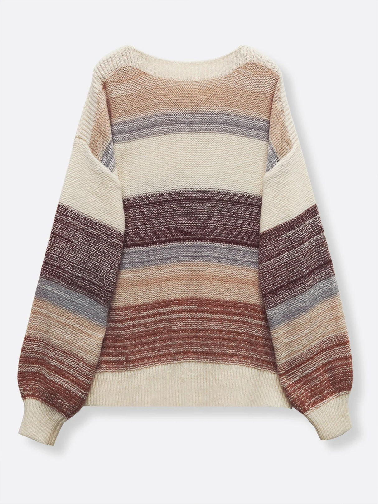 2023 New Plus Size Casual Sweater Womens Colorblock