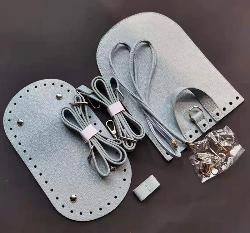 7pcs set Handmade Handbag Shoulder Strap Woven Bag