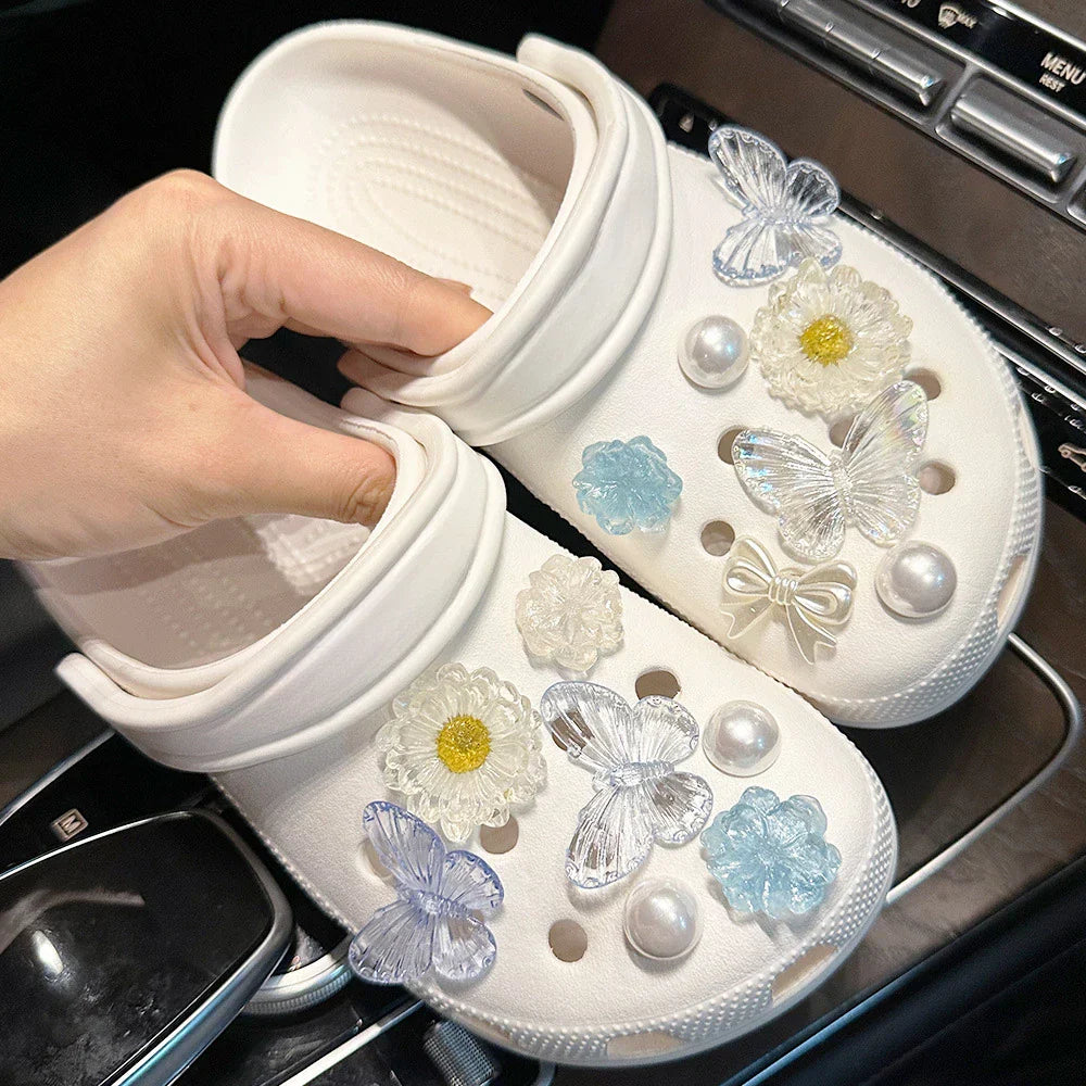 Shoe Charms for Croc Accessories Artificial Crystal Shoe