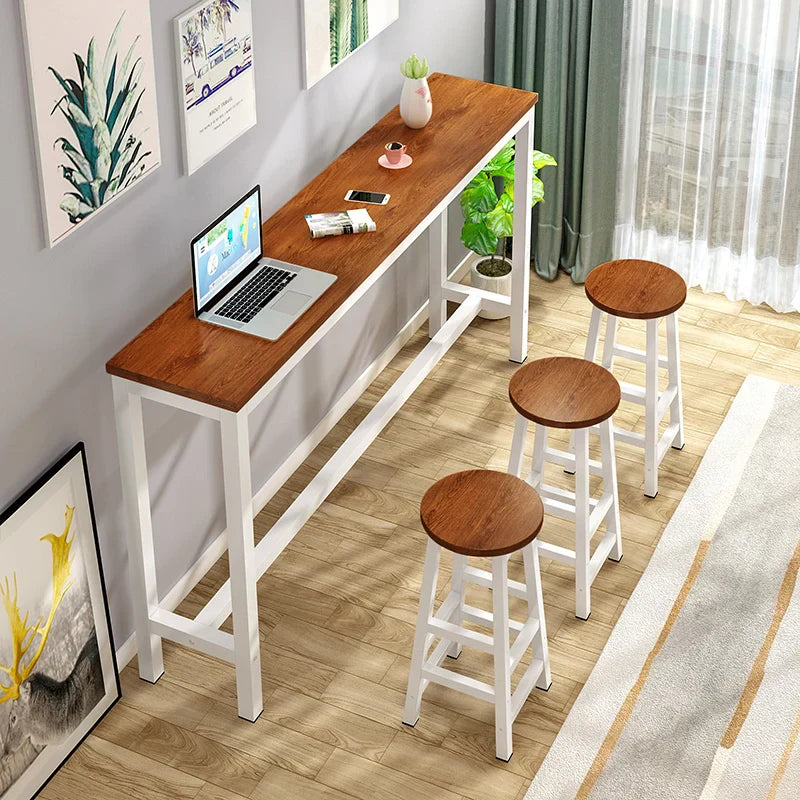 Wood Dining Bar Table Standing Restaurant Outdoor Patio