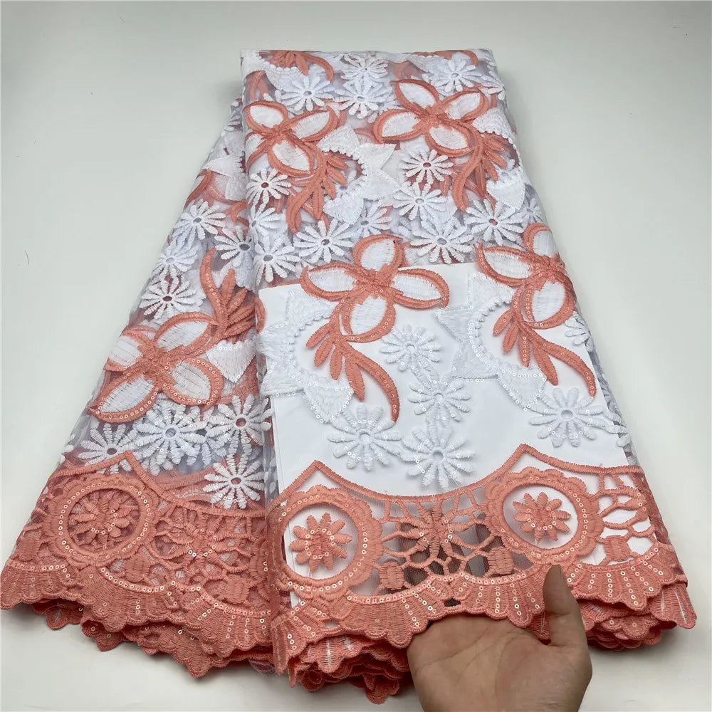 African Lace Fabric 2024 High Quality Lace Hot