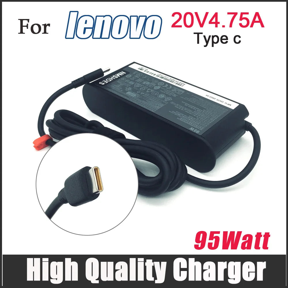 Original 95W USB-C Adapter Cord for Lenovo Yoga