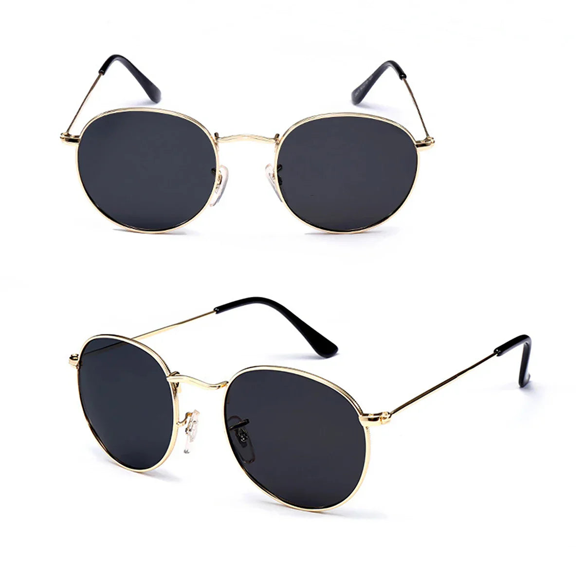 New Oval Metal Polarized Sunglasses for Women‘s and Men’s The Same Fashion Trend Glasses UV 400