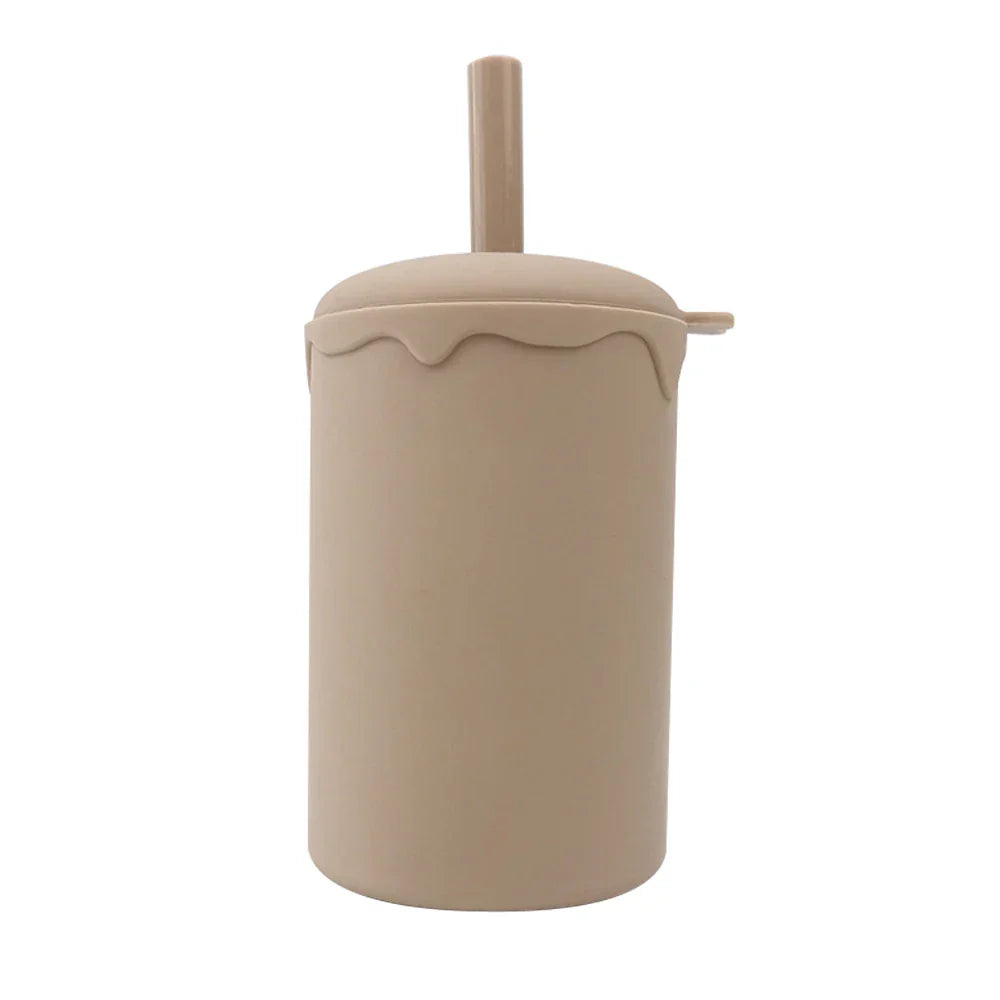 Baby Drinking Cup Silicone Baby Straw Cup Infant