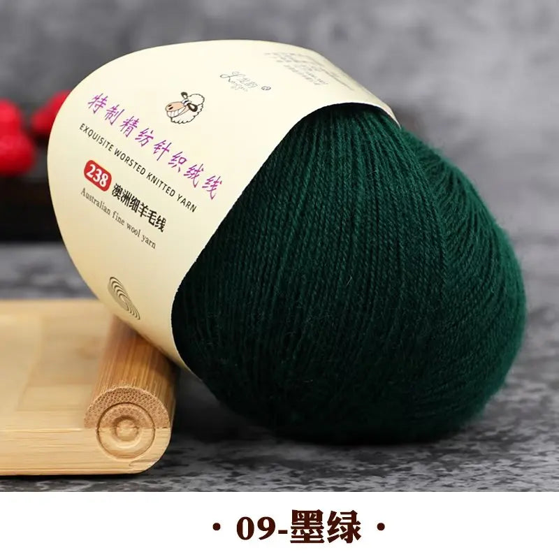 50g 100% Merino Wool Yarn Thin Yarn Soft