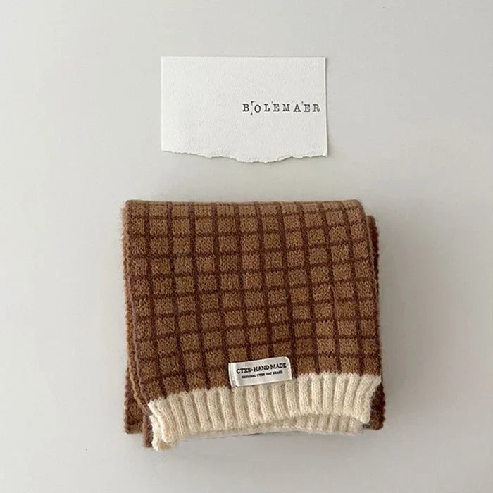 Kids Plaids Scarf New Autumn Winter Boys and