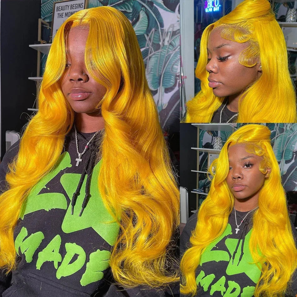 613 Honey Blonde Body Wave Lace Front Wig