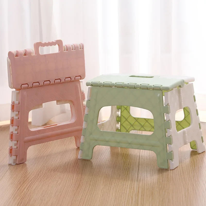 Plastic bathroom folding small bench children adult outdoor