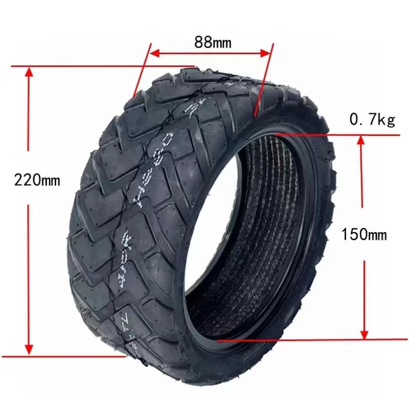 80/60-6 Off-Road Tubeless Tire for Electric Scooter