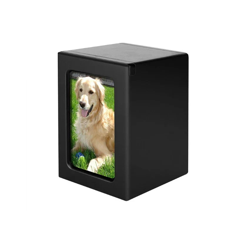 Cremation Urn Pet Cinerary Casket Happiness Memorial Box