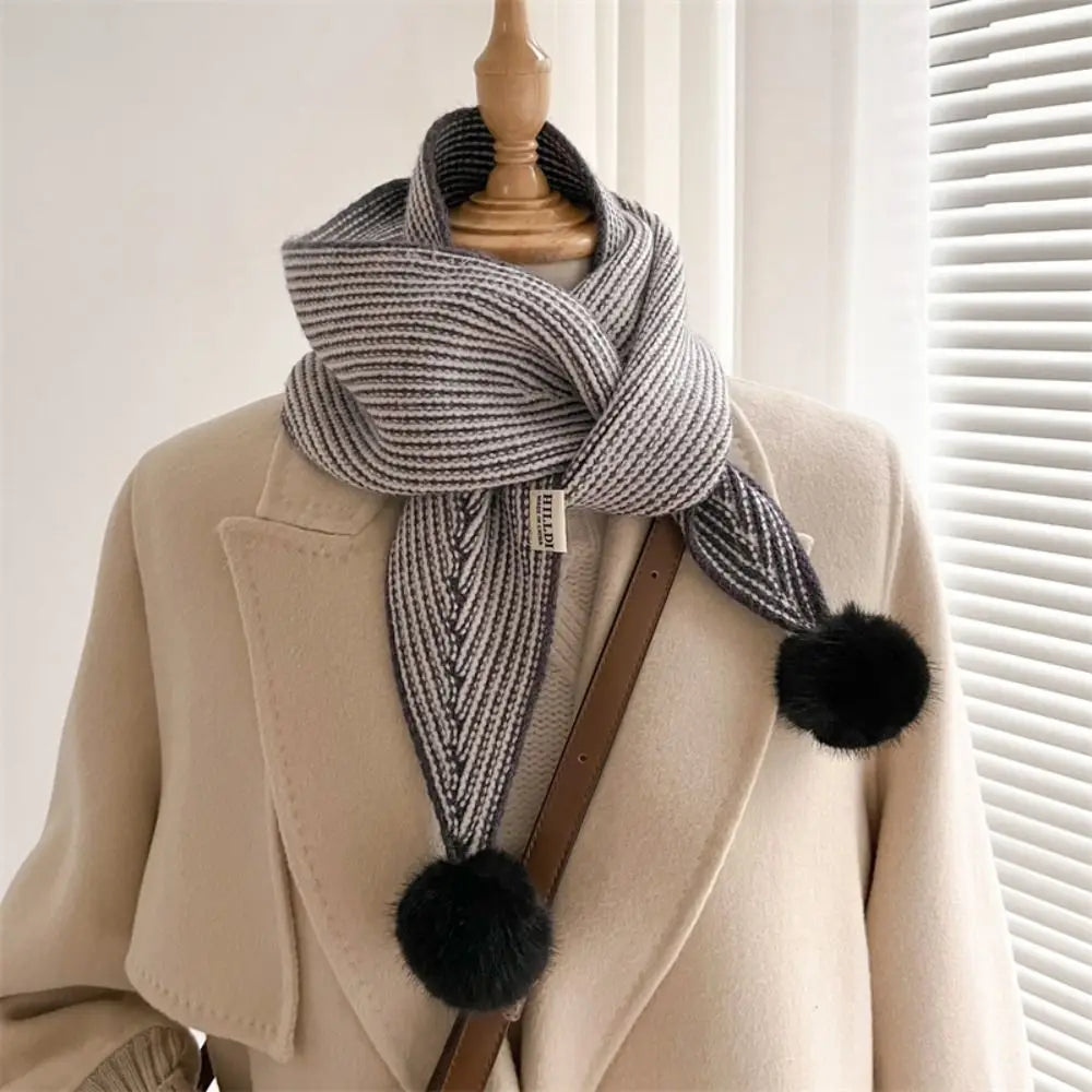 Winter Warm Neck Tie New Women Fashion Cashmere