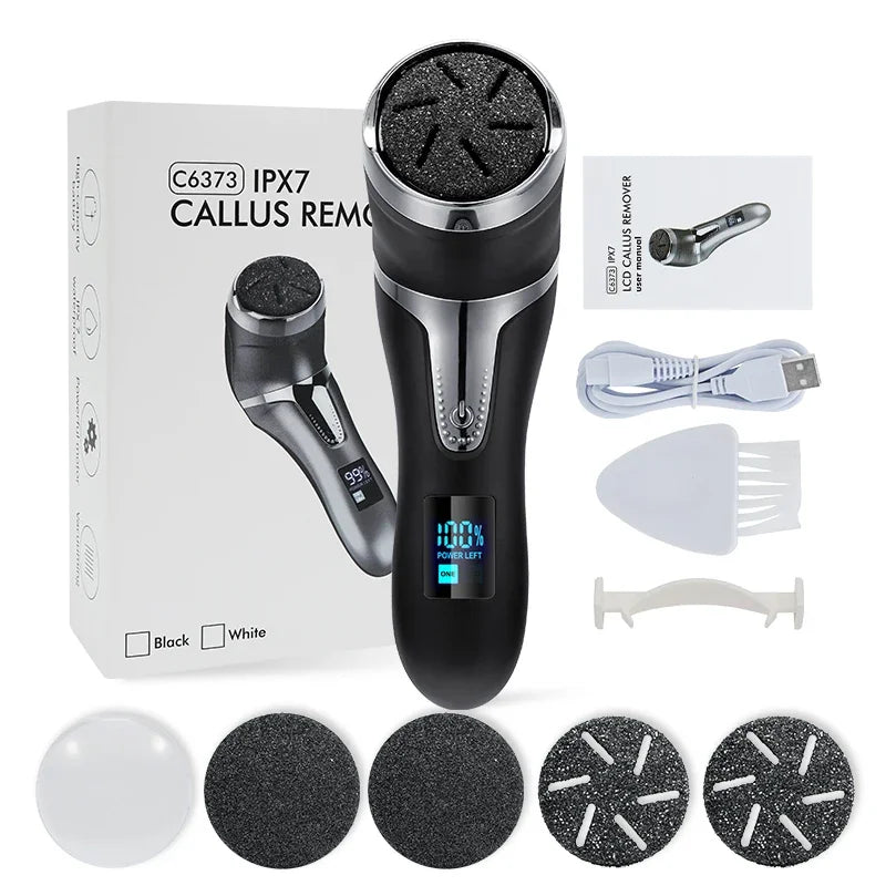 Rechargeable Electric Foot File Electric Pedicure Sander IPX7
