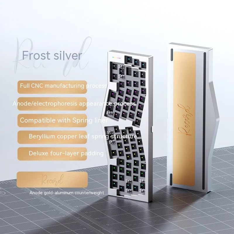 WEIKAV RECORD Mechanical Keyboard Aluminium Kits Hot Swap