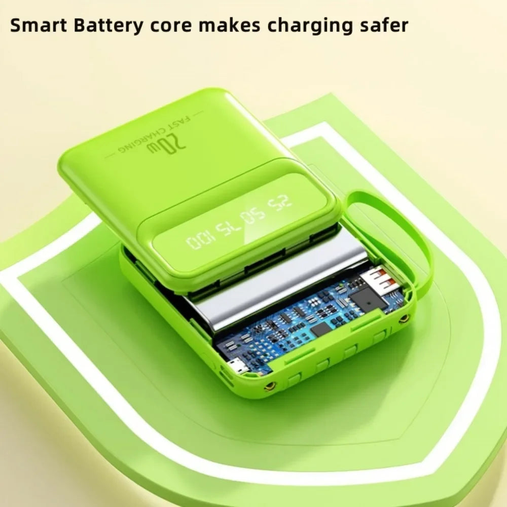 Portable Power Bank 20000mah Big Capacity Fast Phone