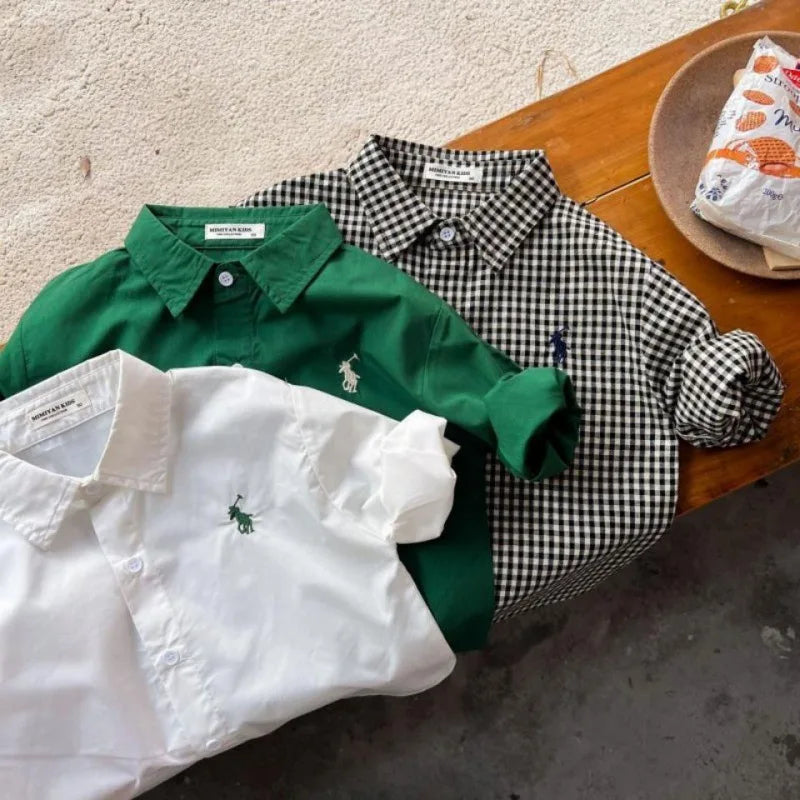 Children's shirt Spring and Autumn style medium and