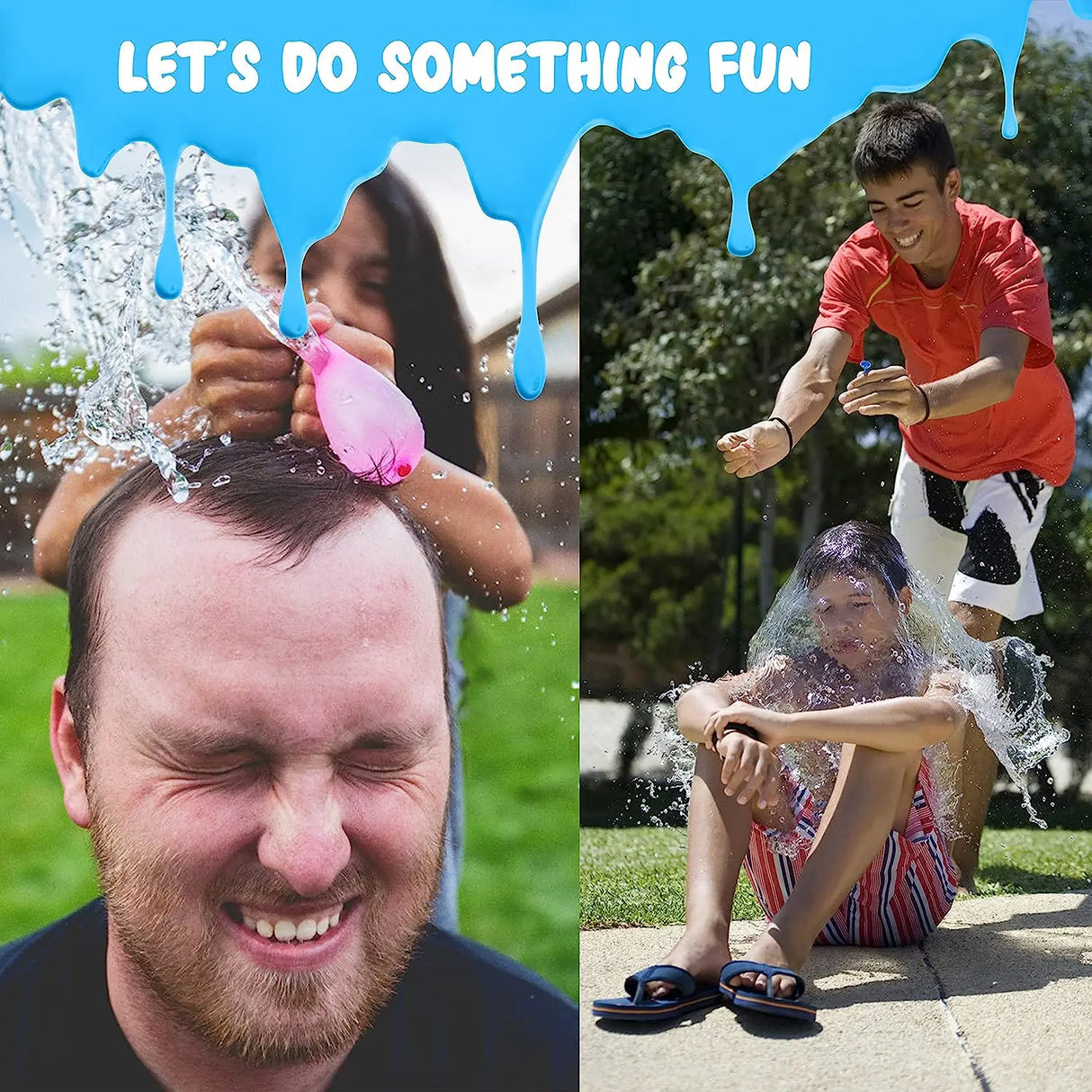 Filling Water Balloons Funny Summer Outdoor Toy Balloon