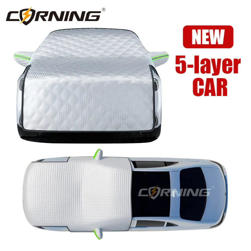 3/5-Layer Thick Car Snow Cover Windshield Protector