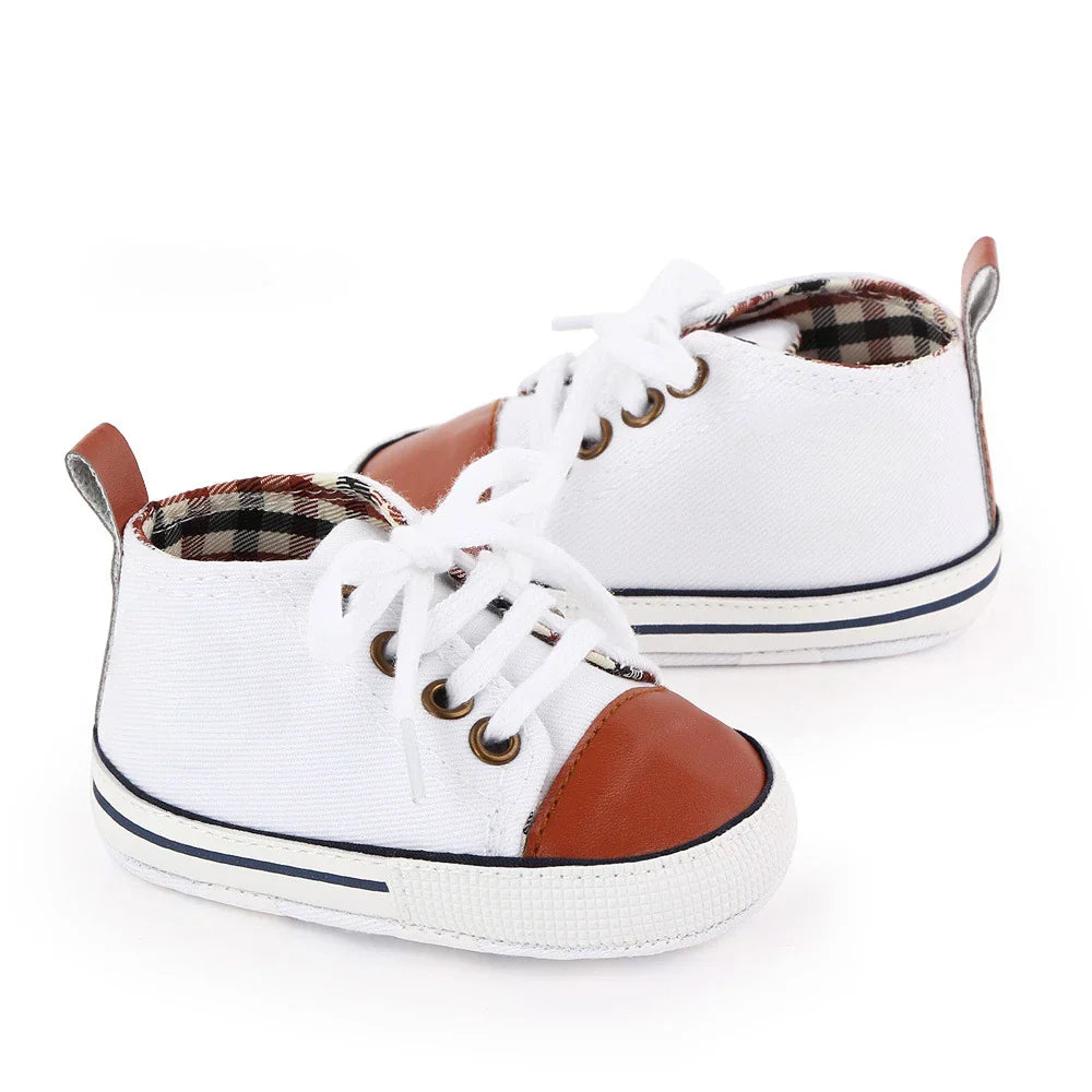 Baby Canvas Classic Sports Sneakers Newborn Baby Boys