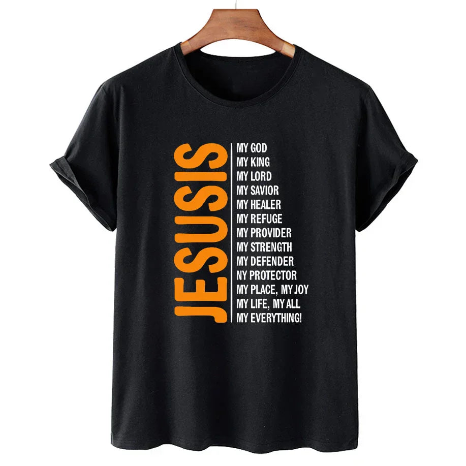 LW Plus Size Round Neck Letter Print Tshirt