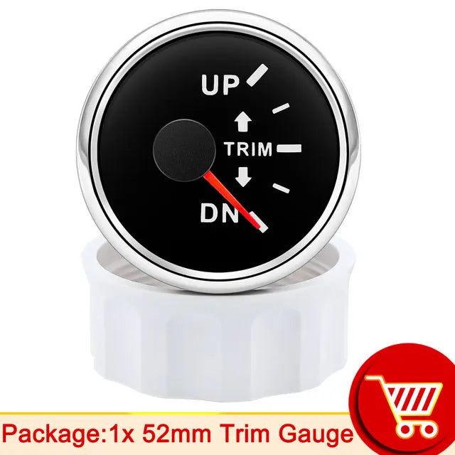 9-32V 52mm Waterproof Trim Gauge for Auto & Boat