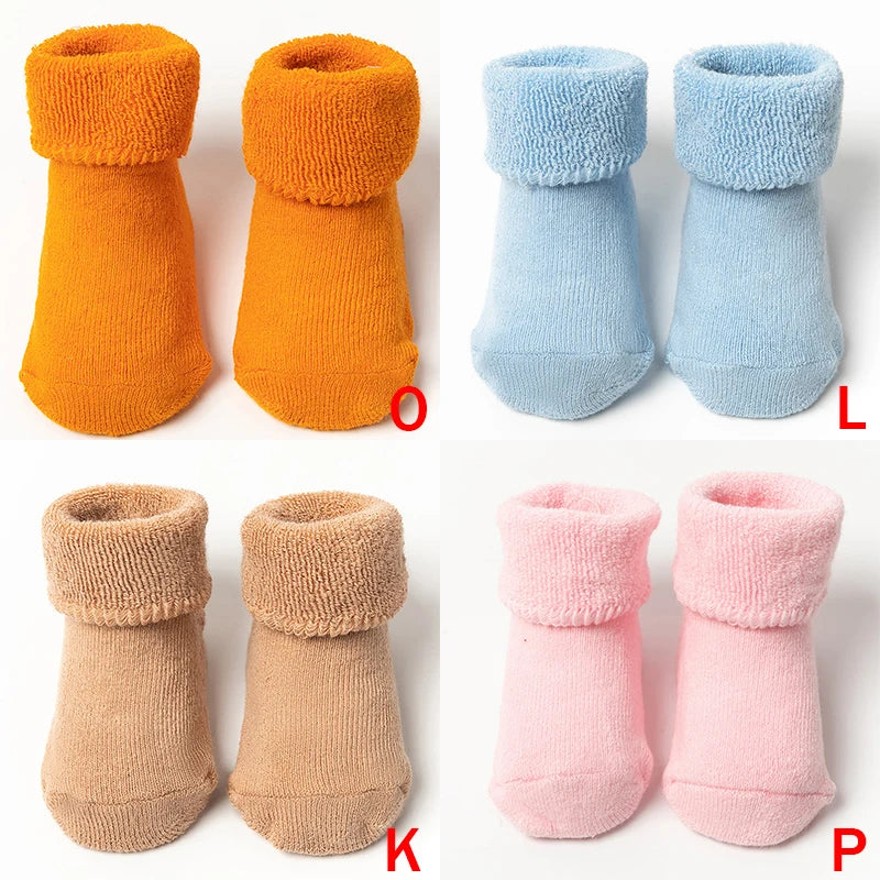 0-3 Years Baby Socks Autumn Winter Cotton Thicken